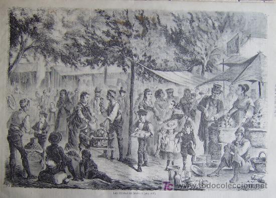 Arte: LAS FERIAS DE MADRID EN 1871.- - Foto 1