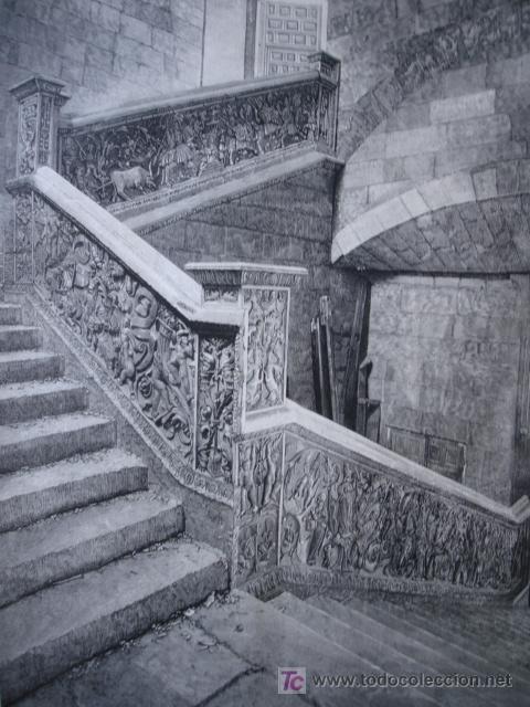 Art: SALAMANCA,ESCALERA UNIVERSIDAD