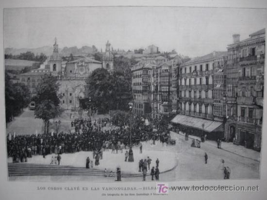 Arte: BILBAO,LOS COROS CLAVE,A&Ntilde;O 1895