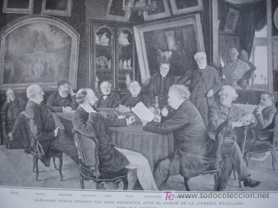 Art: DUMAS EN AL COMEDIE FRANCAISE