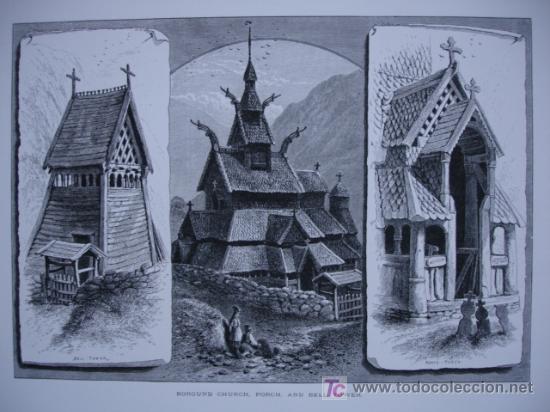 Arte: NORWAY,IGLESIA - Foto 1