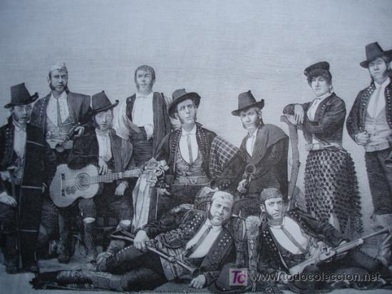 Arte: CARNAVAL DE MADRID,BANDIDOS ANDALUCES - Foto 1
