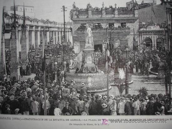 Art: CUBA,LA HABANA,ESTATUA DE ALVEAR