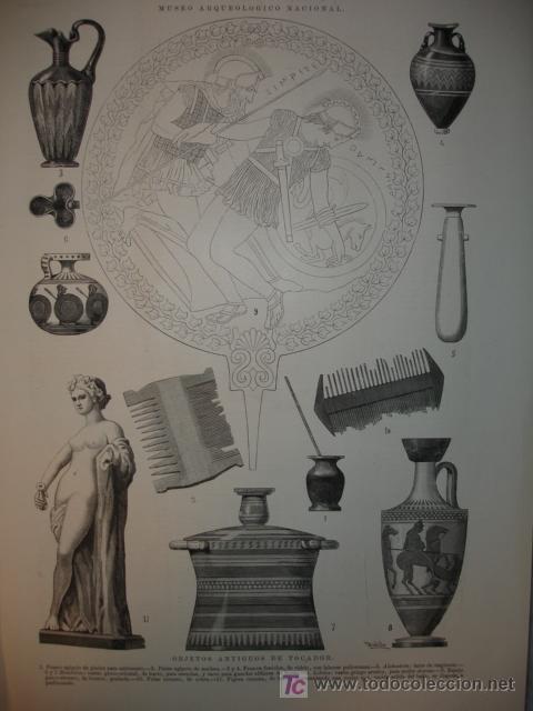 Arte: MADRID,OBJETOS DE TOCADOR,MUSEO ARQUEOLOGICO - Foto 1