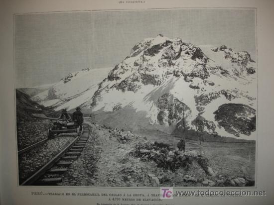 PERU,FERROCARRIL CALLADO OROYA