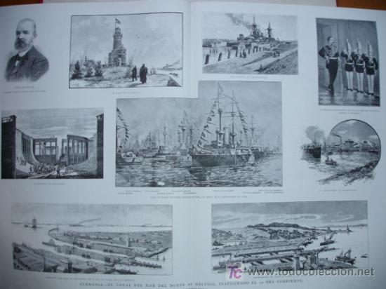 Arte: ALEMANIA,INAGURACION  CANAL DEL MAR DEL NORTE AL  BALTICO