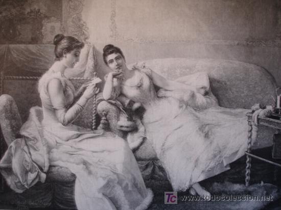 Arte: LECTURA INTERESANTE,BENLLIURE - Foto 1
