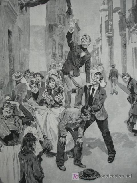 Arte: COSTUMBRES ANDALUZAS,EL JUDAS - Foto 1