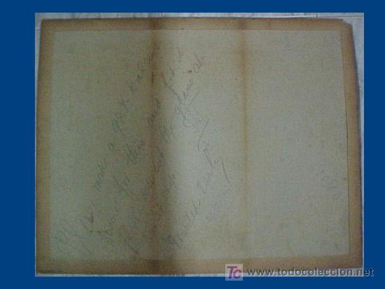 Arte: l&aacute;mina vista por detr&aacute;s con instrucciones (de &eacute;poca) en ingl&eacute;s - Foto 4