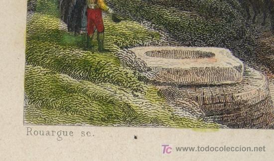 Arte: ROUARGUE: GRABADO ANTIGUO DE MADRID. - Foto 4