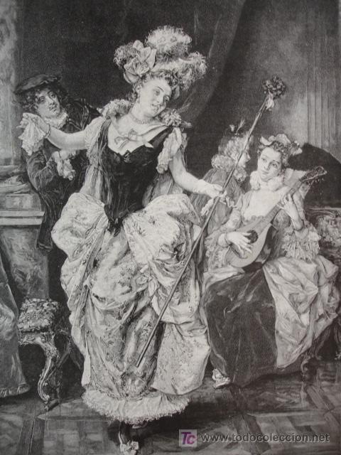 Arte: LA LECCION DE BAILE,GARRIDO - Foto 1