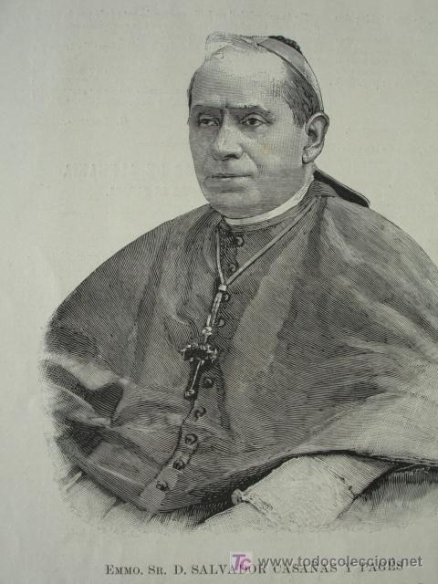 Arte: SALVADOR CASA&Ntilde;AS Y PAGES, OBISPO DE, URGEL