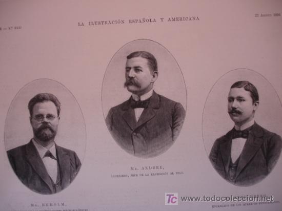 Arte: EXPEDICION AL POLO NORTE,ANDREE - Foto 1