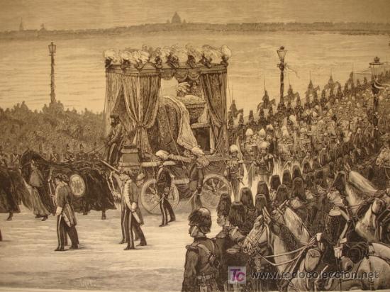 Art: RUSIA,SAN PETESBURGO,ENTIERRO DEL ZAR ALEGANDRO II