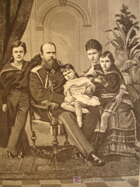 Art: ZAR,RUSIA,ALEGANDRO III,FAMILIA