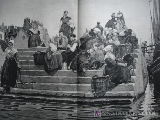 Arte: BOULOGNE SUR MER,PESCADORAS,LYONEL SMYTH