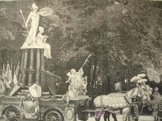 Arte: MADRID,CENTENARIO CALDERON,CARROZA DEL EJERCITO - Foto 1