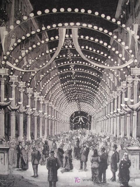 Arte: MADRID,CALLE PRINCIPE,ILUMINACION