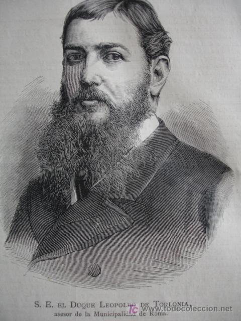 Arte: DUQUE LEOPOLDO DE TORLONIA - Foto 1