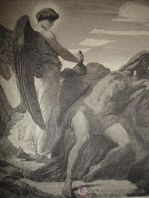 Kunst: ELIAS EN EL DESIERTO,F, LEIGHTON