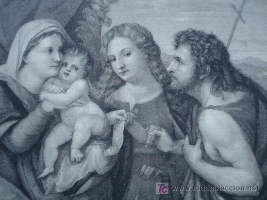 Arte: LA VIRGEN CON EL NI&Ntilde;O,EL BAUTISTA Y SANTA CATALINA,PALMA,IL VECCHIO