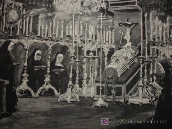 Arte: MADRID,FUNERAL CARDENAL MORENO,CAPILLA ARDIENTE