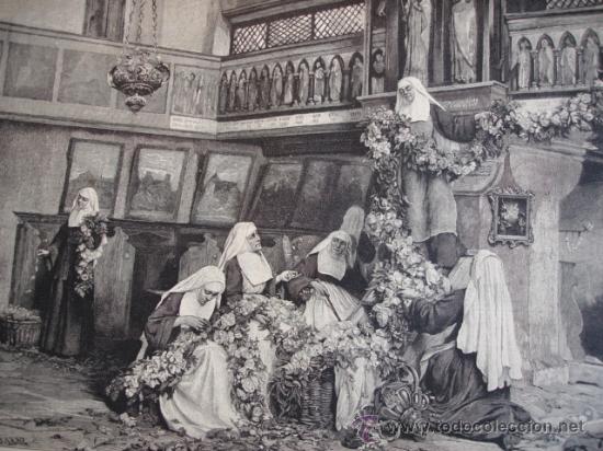Arte: PREPARATIVOS DE FIESTA EN EL CLAUSTRO ,MARKUS CR&Ouml;NVOLD