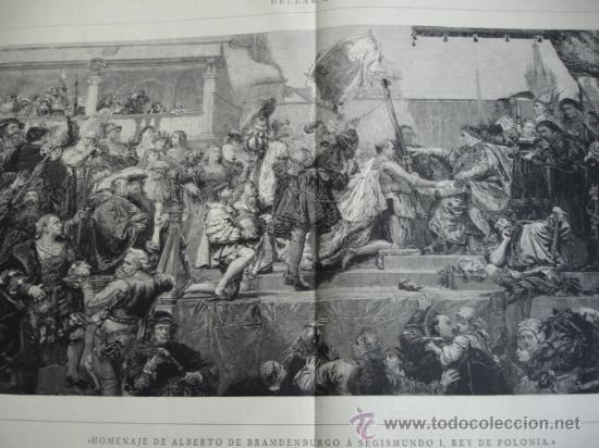 Art: HOMENAJE DE ALBERTO BRAMDENBURGO A SEGISMUNDO I REY DE POLONIA,MATEJKO