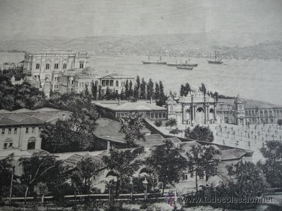 Art: TURQUIA.COSTANTINOPLA,PALACIO DOLMA BAGHCHE
