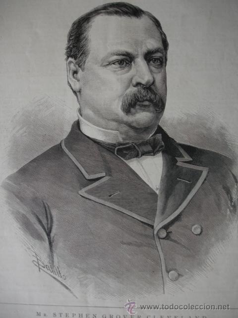 Art: STEPHEN GROVER CLEVELAND,CANDIDATO DEMOCRATA