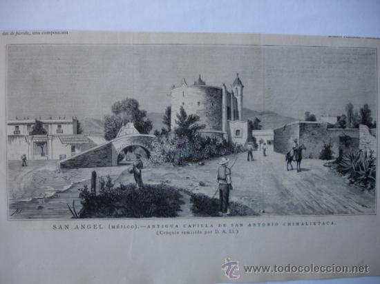 Arte: MEJICO,SAN ANGEL,CAPILLA SAN ANTONIO CHIMALIXTACA