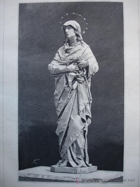 Arte: MATER DOLOROSA,AGUSTIN DE QUEROL - Foto 1