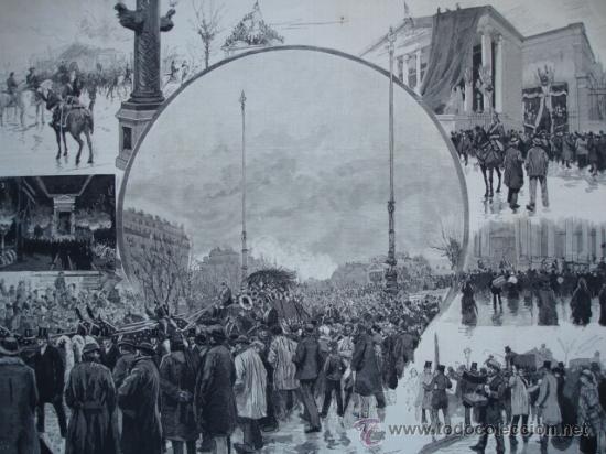 Arte: PARIS,FUNERAL ,GAMBETTA