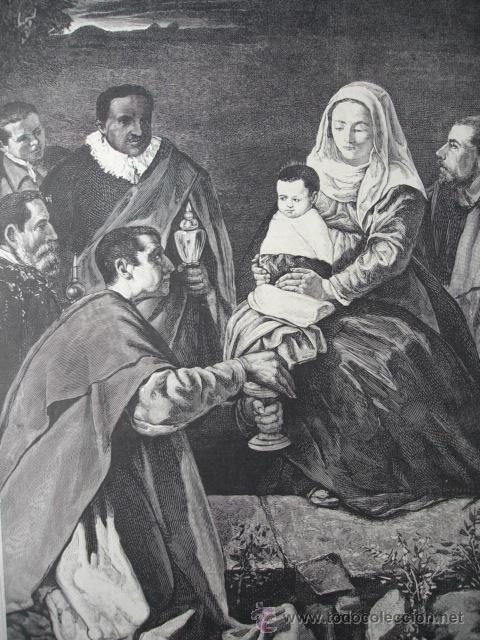 Arte: VELAZQUEZ,LA ADORACION - Foto 1