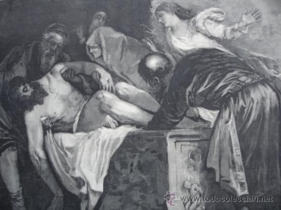 Arte: TICIANO,ENTIERRO DE CRISTO - Foto 1