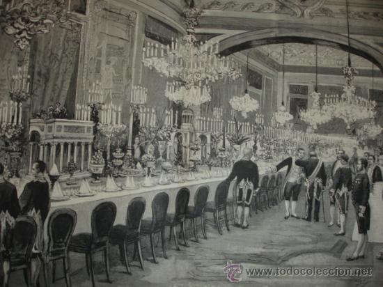 Arte: MADRID,PALACIO REAL,COMEDOR - Foto 1