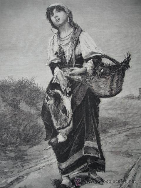 Kunst: CAMPESINA NAPOLITANA,ROCA