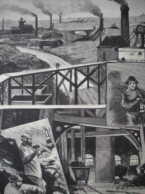 Kunst: BELGICA,MINERIA,MINEROS,HERSCHEUSE