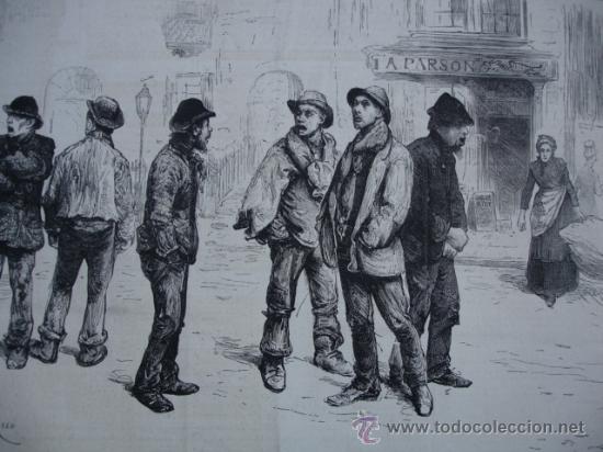 Kunst: LONDRES,OBREROS ISN TARBAJO,UNEMPLOYED