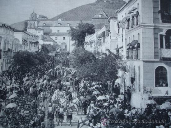 Arte: MALAGA,CABALGATA IV CENTENARIO RECONQUISTA CIUDAD - Foto 1