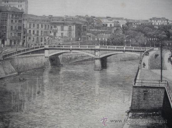 Arte: BILBAO,PUENTE LA MERCED - Foto 1