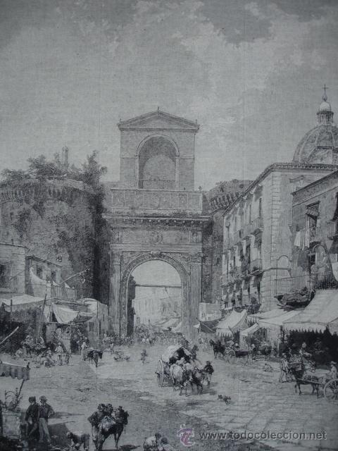 Kunst: LA PUERTA CAPUANA,NAPOLES,UNTERBERGER