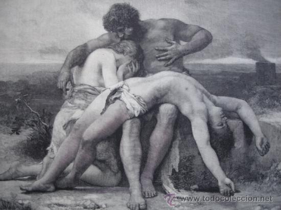 Arte: EL PRIMER DUELO,BOUGUEREAU - Foto 1