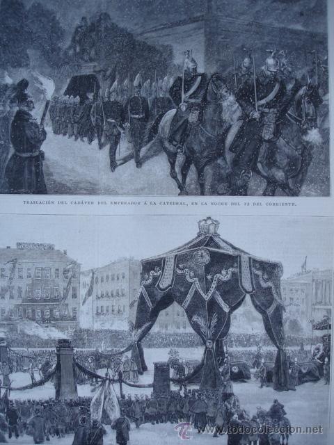 Arte: FUNERALES EMPERADOR GUILLERMO I,ALEMANIA