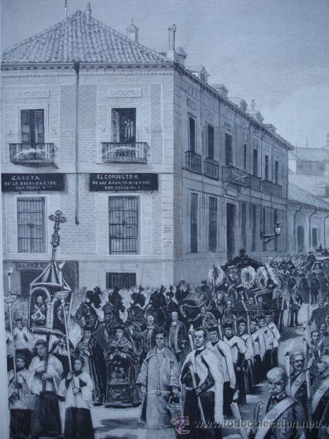 Arte: MADRID,ENTIERRO FERMIN ABELLA
