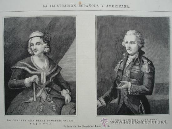 Arte: CONDES PECCI,PADRES LEON XIII