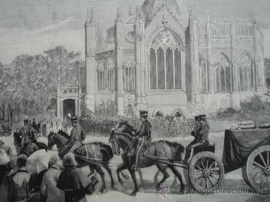 Arte: INGLATERRA,TRASLADO RESTOS DE NAPOLEON III