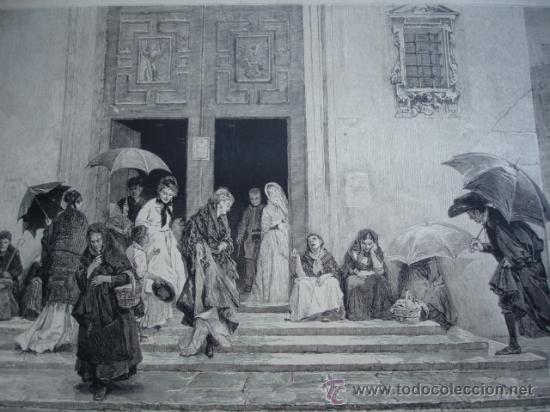 Arte: SALIDA DE VISPERAS,MADRAZO - Foto 1