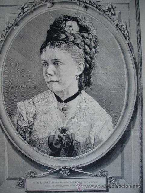 Art: MARIA ISABEL FRANCISCA DE BORBON,PRINCESA DE ASTURIAS