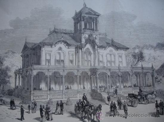 Arte: EXPOSICION FILADELFIA,PABELLON NUEVA YORK,1875